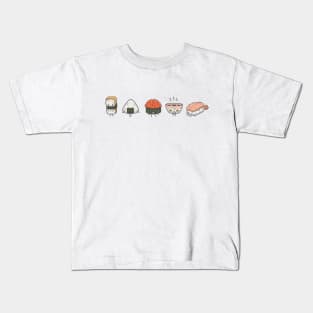 Kawaii Sushi Set Kids T-Shirt